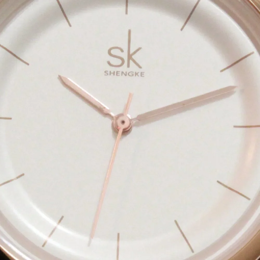 Ladies Dress Quartz Watch White Dial Grey Strap 38mm